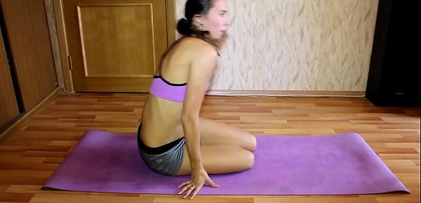  Beautiful Teen Girl Ananta Shakti Doing Yoga